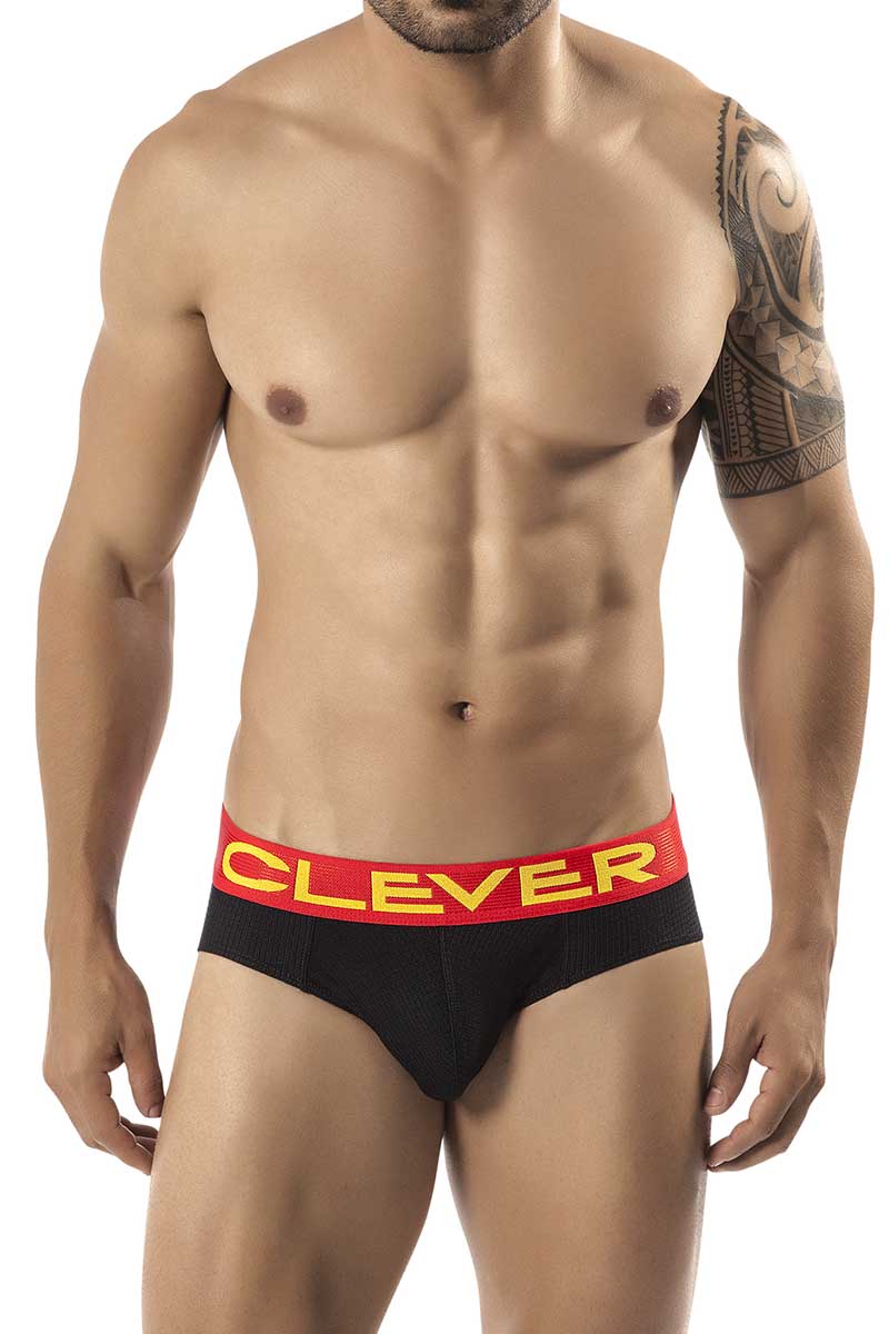 Clever Black Burdeos Latin Brief