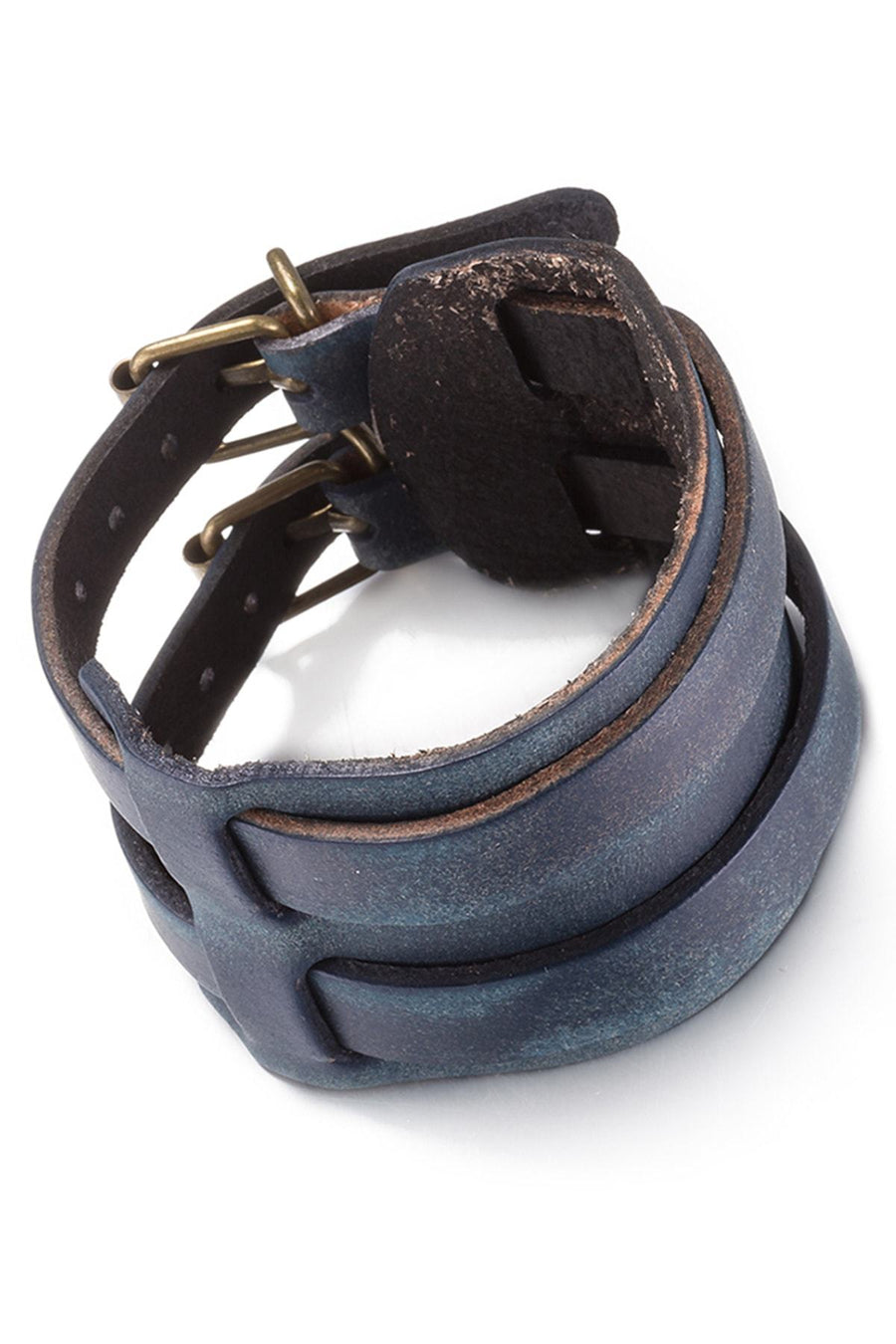 Blue Double Buckle Wristband