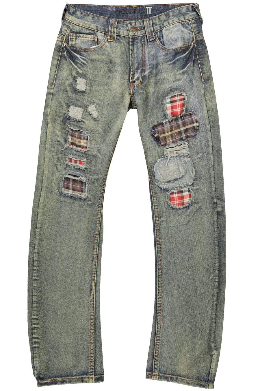 Rock & Stone Patchwork Denim Jean