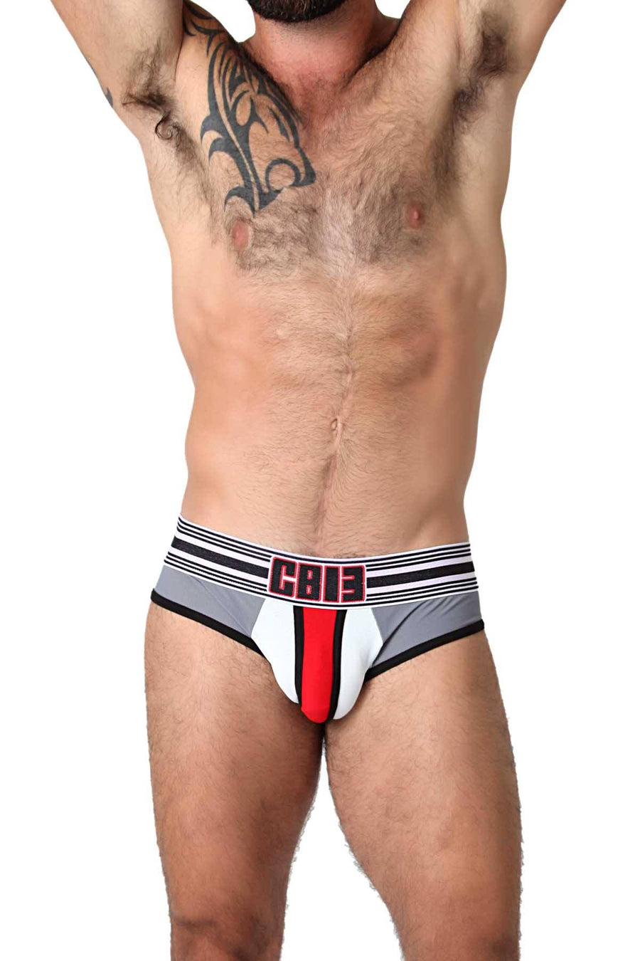 Cellblock 13 Red/White/Grey Cellmate Brief