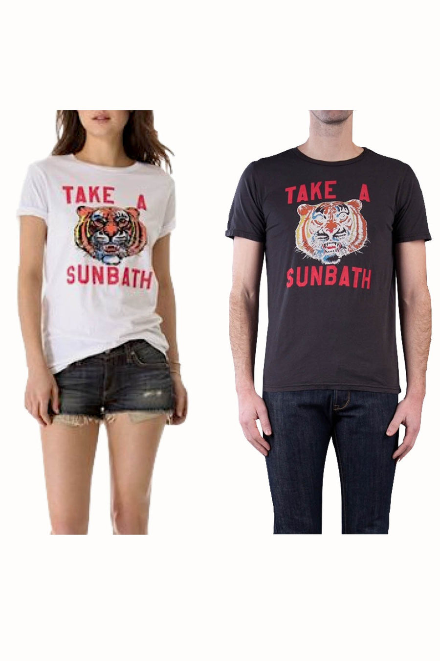 Rxmance Unisex White Sunbath Crew Tee