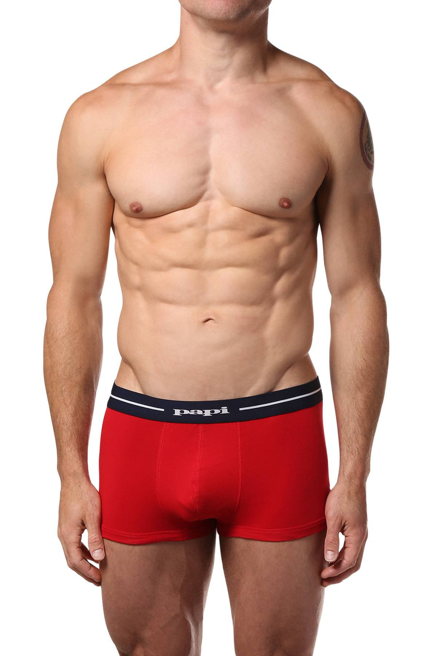 Papi Red/Grey/Navy Nautical Brazilian Trunk 3-Pack