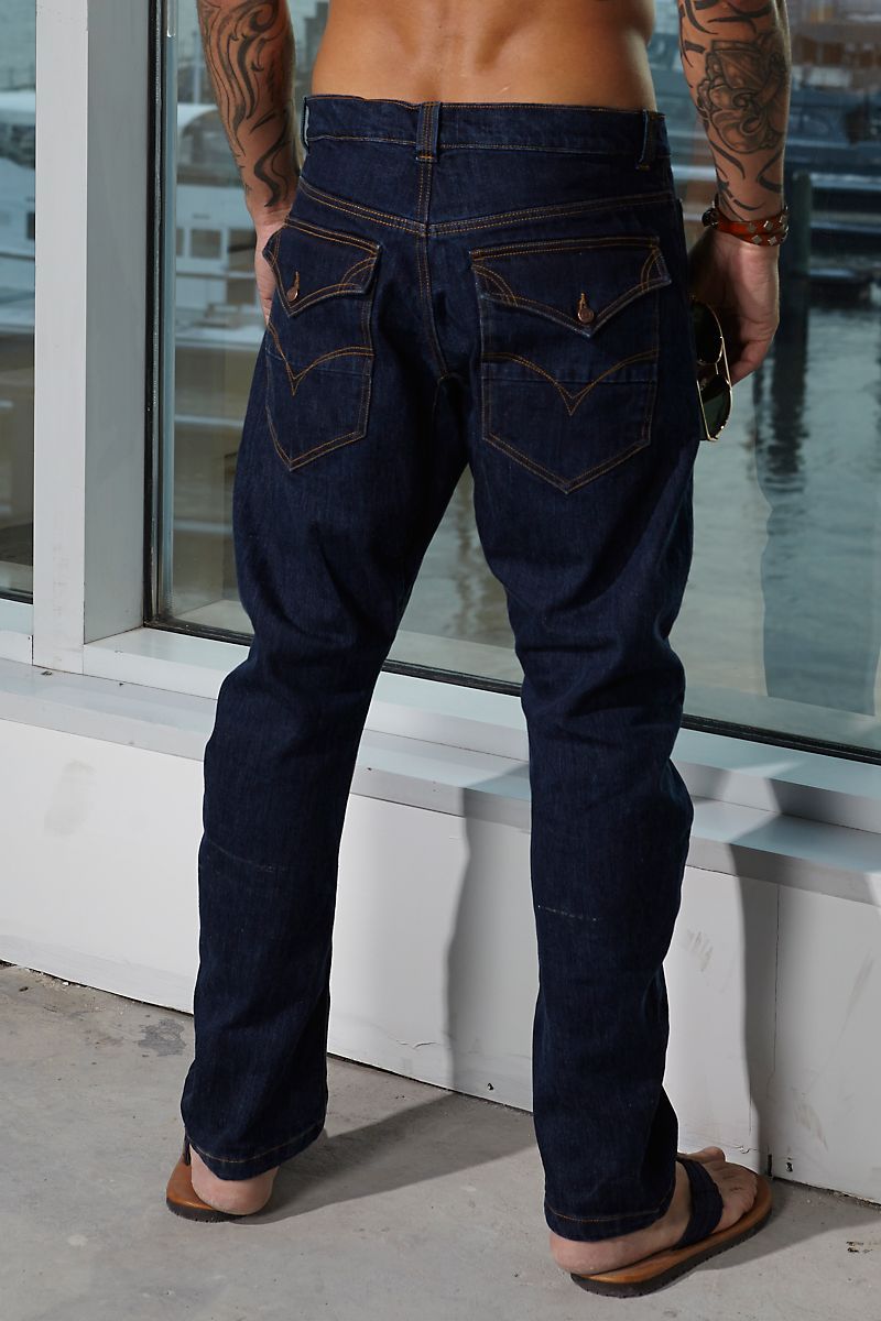 P.O.V. Blue Raw Arc Jean