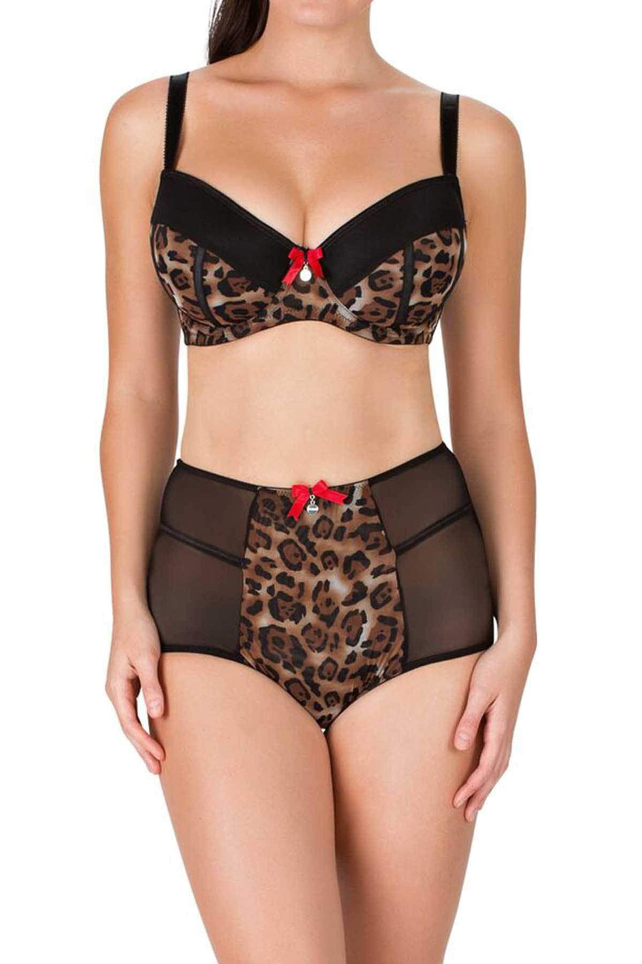 Parfait Leslie Animal Print High-Waisted Brief