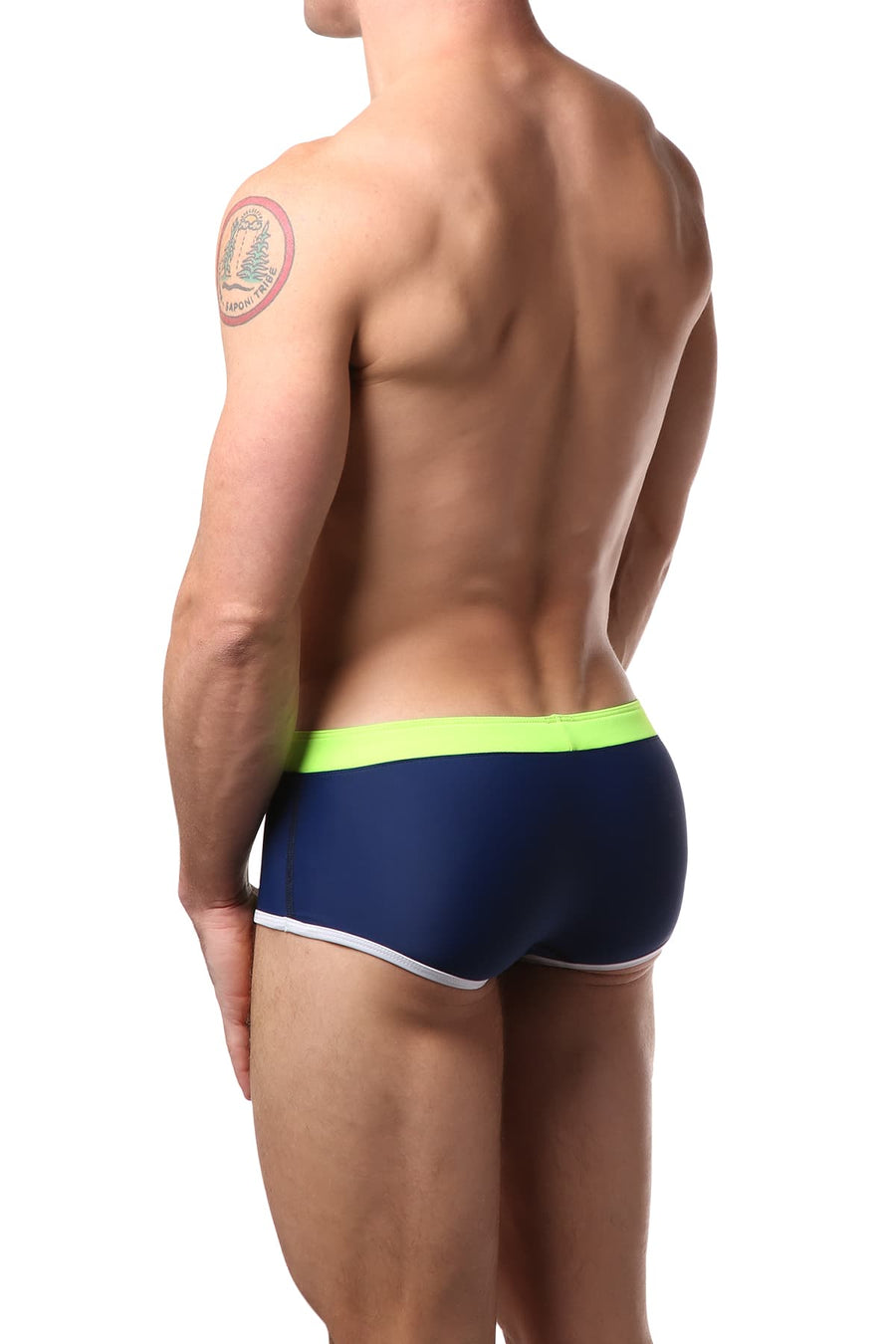Gigo Blue & Green Active Swim Boxer
