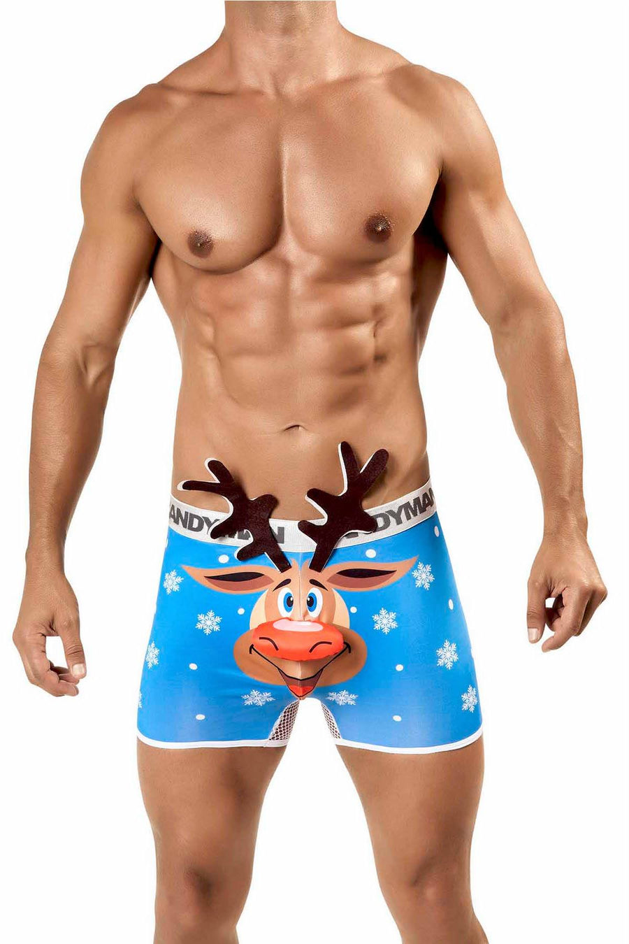 Candyman Blue Reindeer Costume Boxer