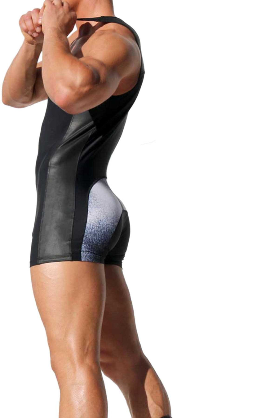 Rufskin Black Tom of Finland Toby Butt Print Singlet