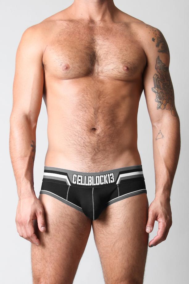 Cellblock 13 Grey Interceptor Slingback Jockstrap