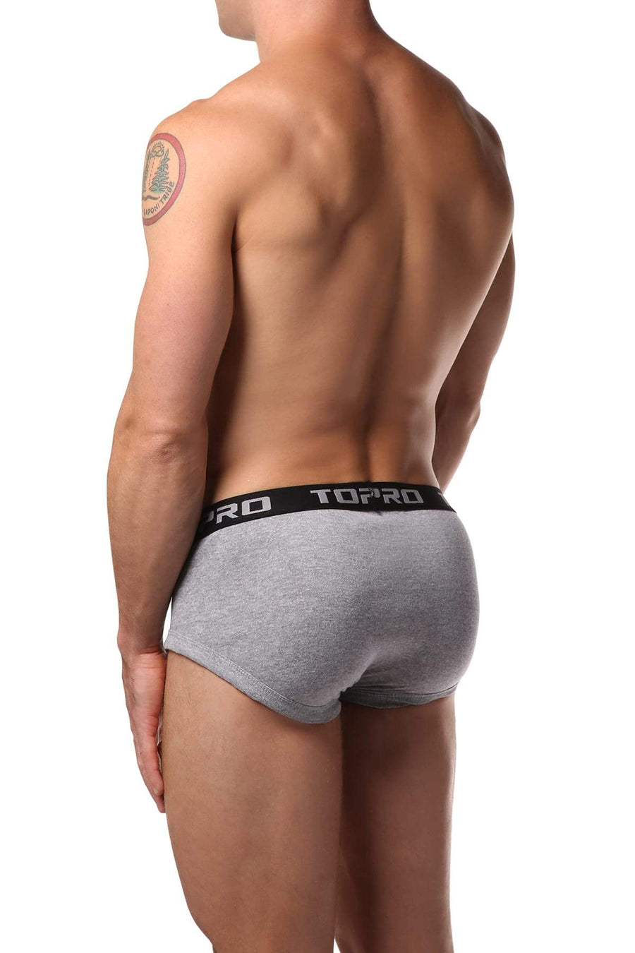 Top Pro Grey Brief 2-Pack