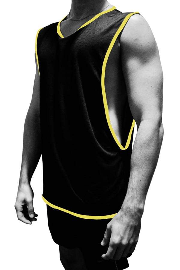 Project 7 Yellow Jock Cut Tank Top