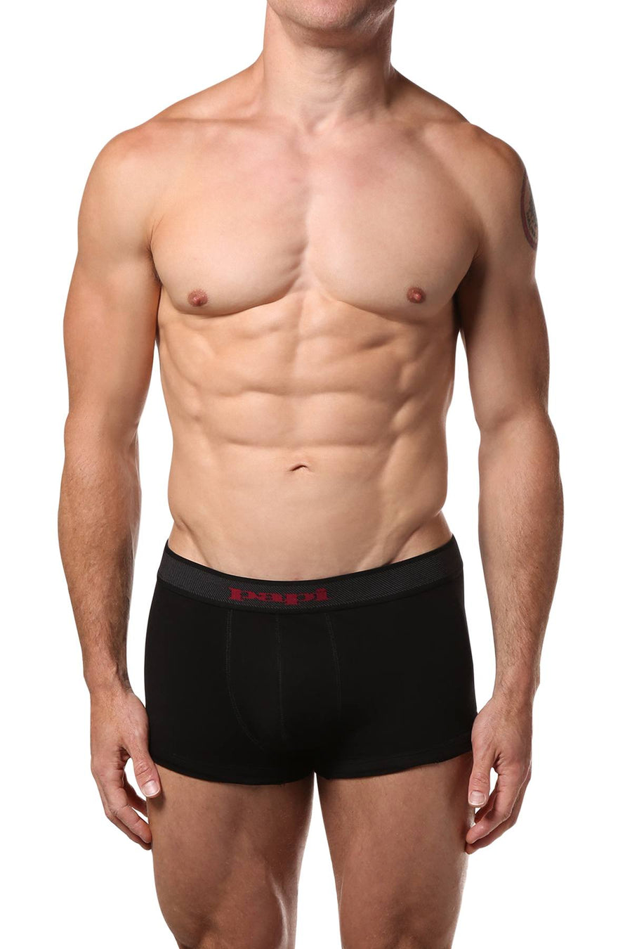 Papi Beet/Black/Print Brazilian Trunk 3-Pack
