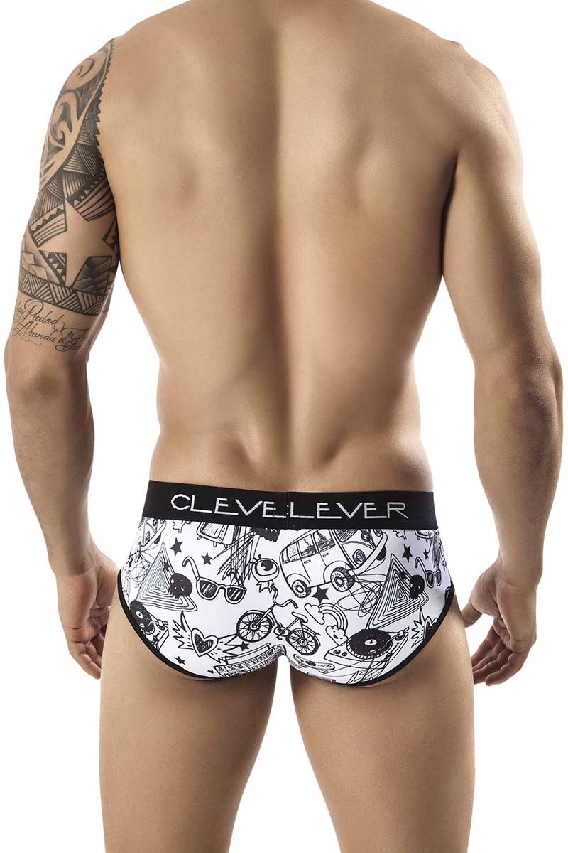 Clever Black Van Piping Brief