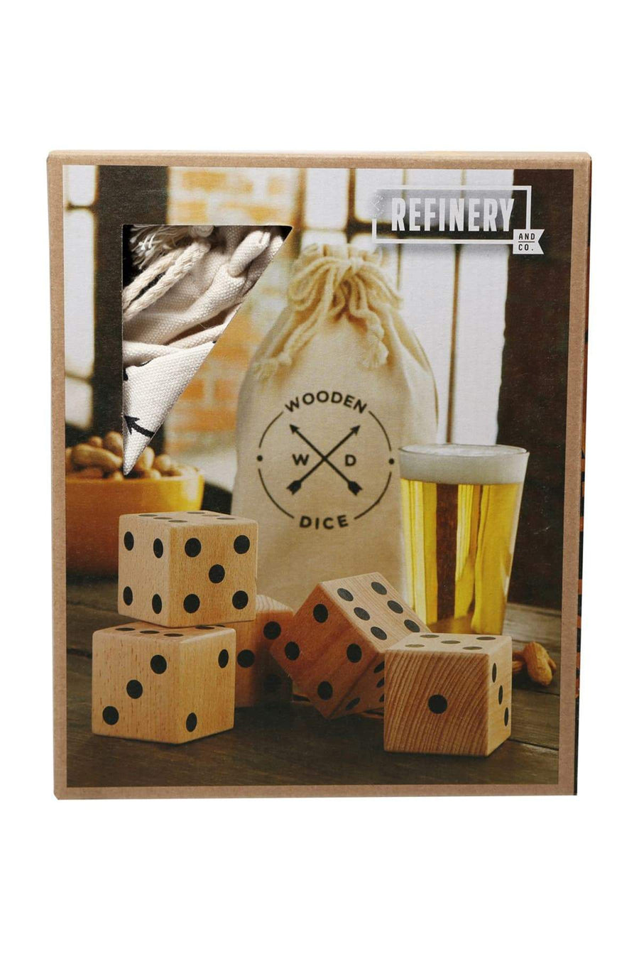 Refinery Brand Giant Wooden Dice