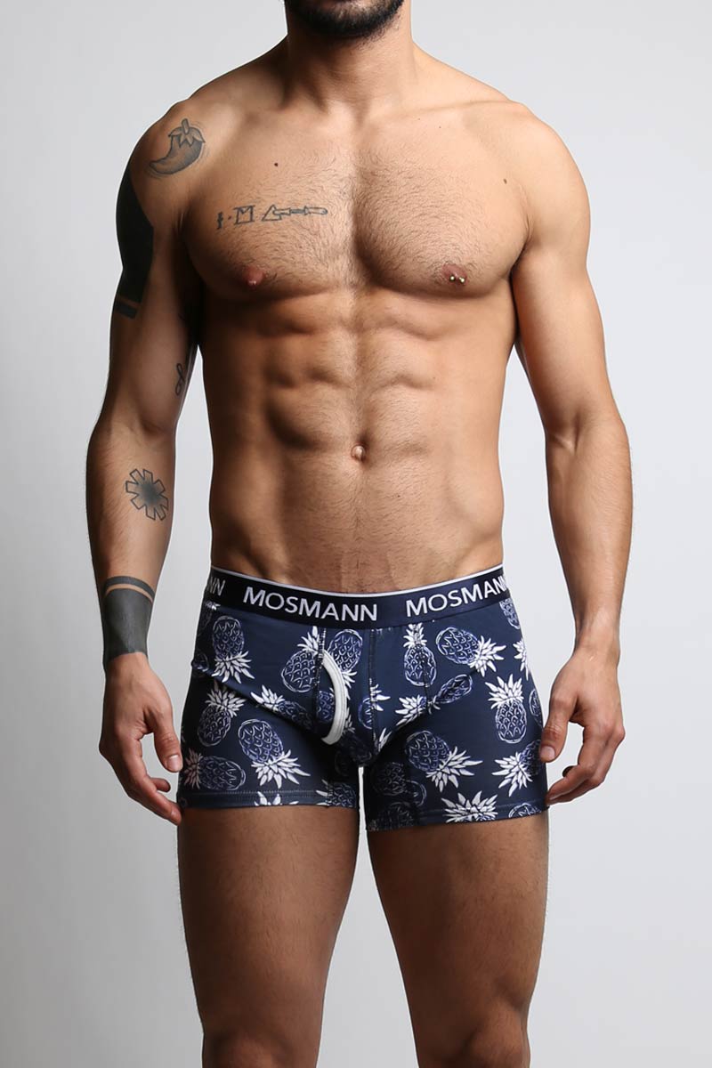 Mosmann Navy Pineapple Long Boxer