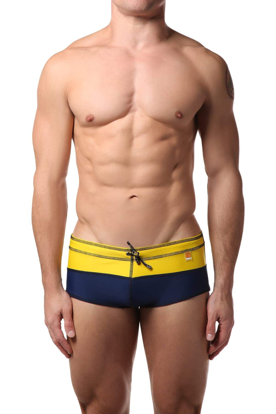 Gigo Blue & Yellow Bi-Colour Swim Boxer