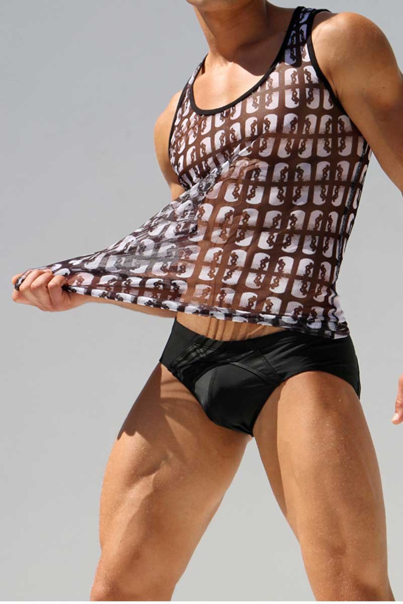 Rufskin Tommy Printed Tom of Finland Tommy Mesh Sport Tank Top