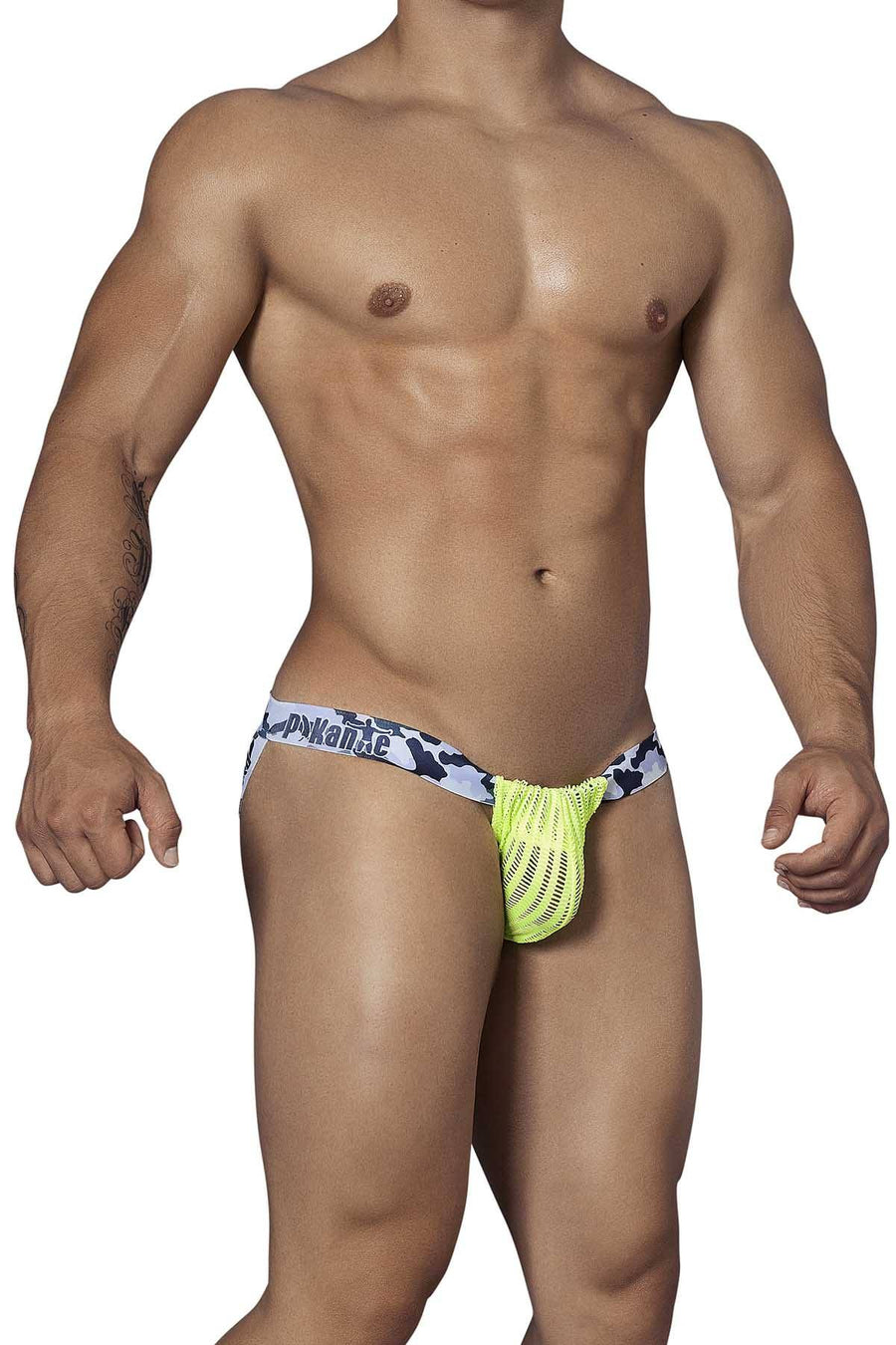 Pikante Neon-Green Air-Force Jockstrap