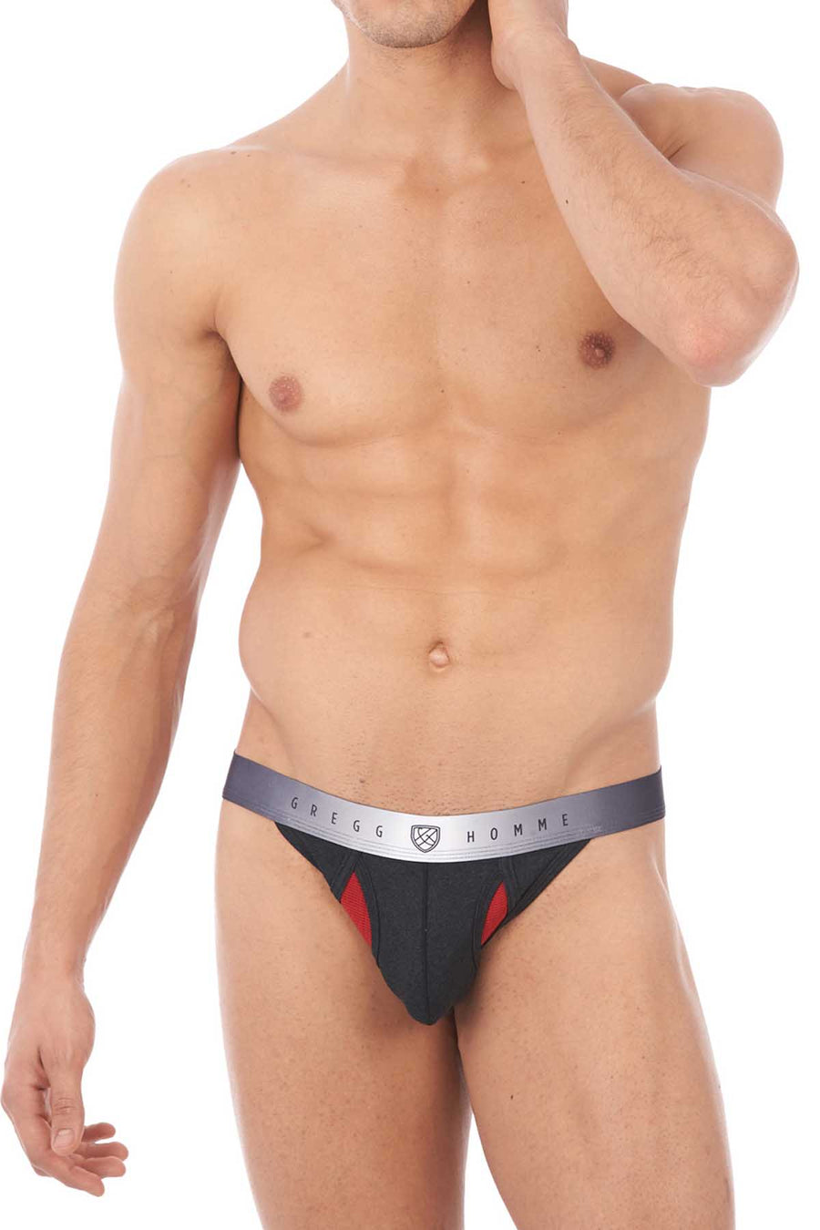 Gregg Homme Charcoal Heat Mesh Thong