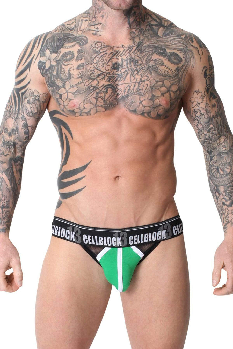 Cell Block 13 Green Dark Room Jockstrap