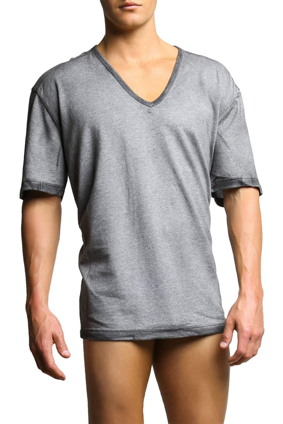 C-IN2 Charcoal Heather Filthy V-Neck Tee