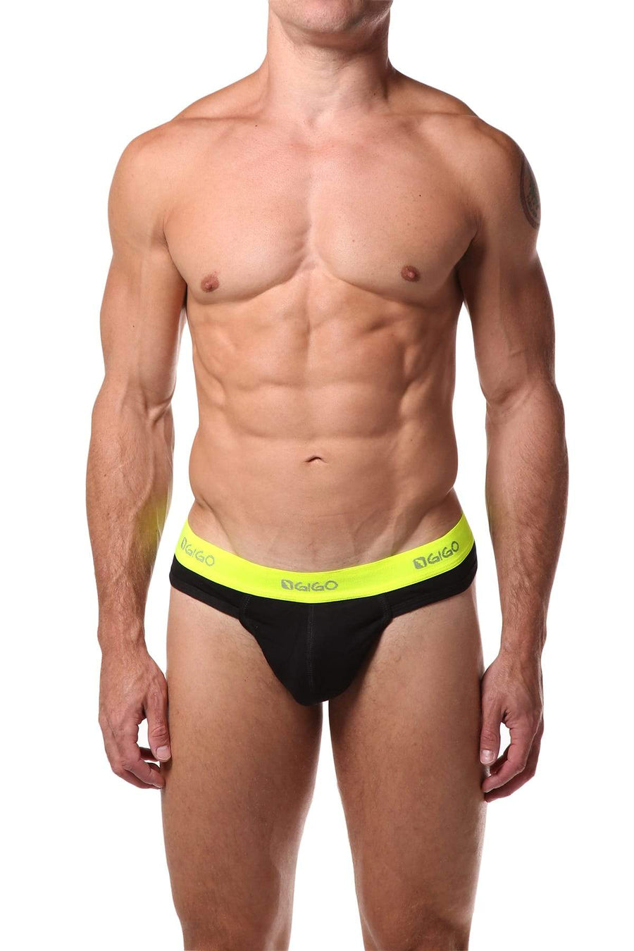 Gigo Traditional Black & Yellow G-String