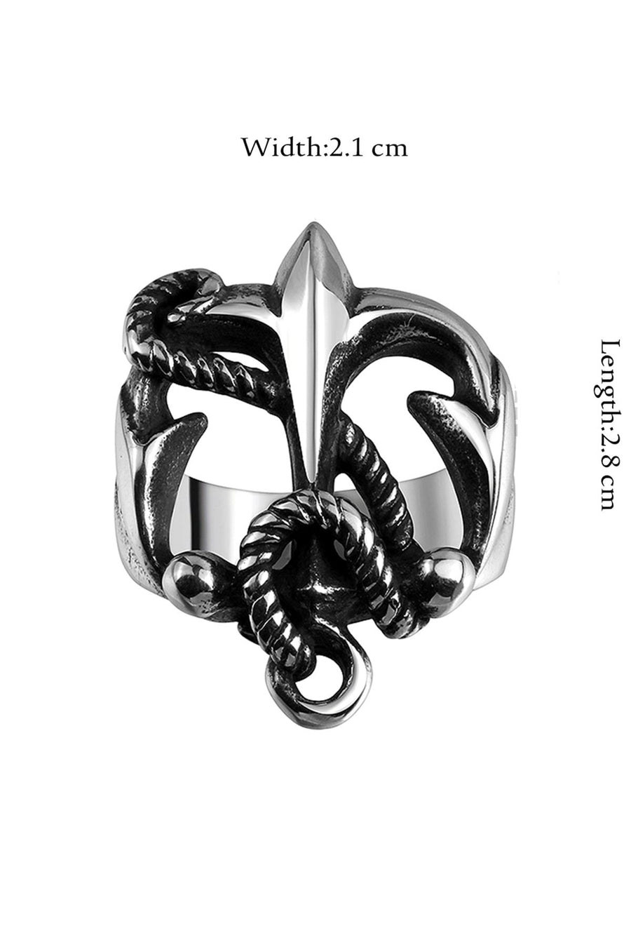 Gomaya Anchor Stainless Steel Ring