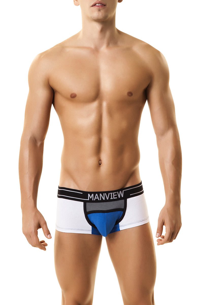 Manview Blue & White Campus Class Boxer