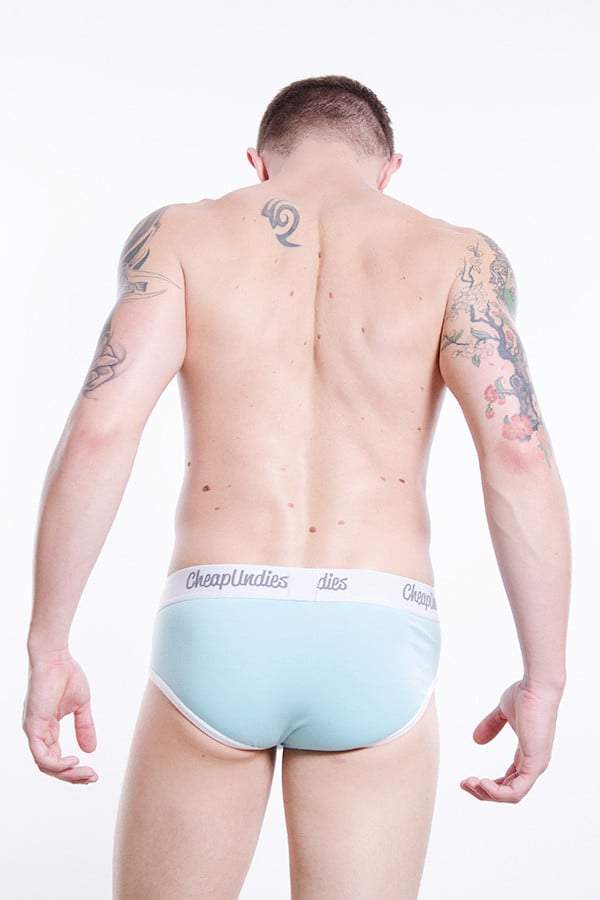 CheapUndies Sky Blue Cotton Brief
