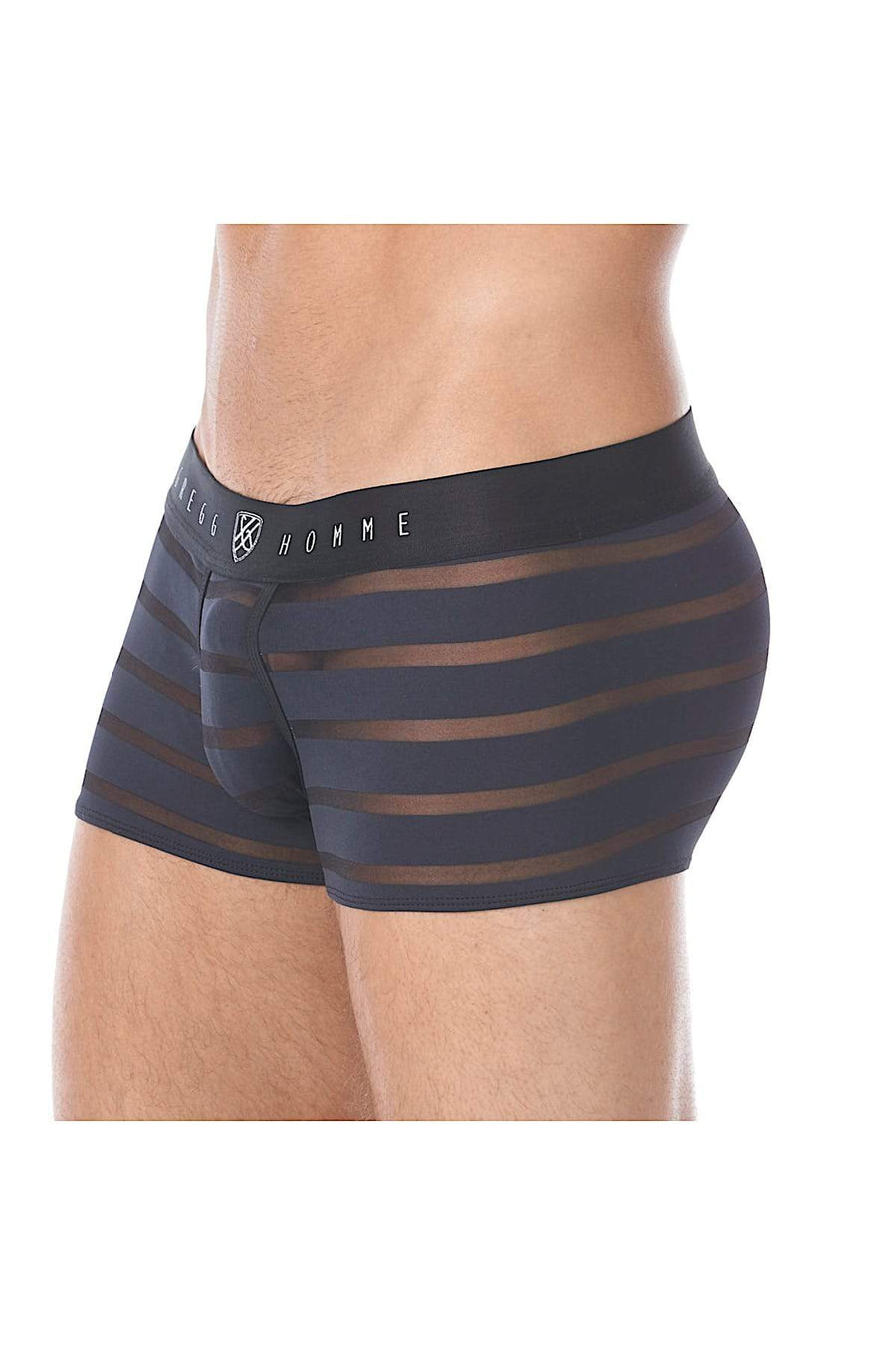 Gregg Homme Black Mesh Encore Waistband Boxer Brief