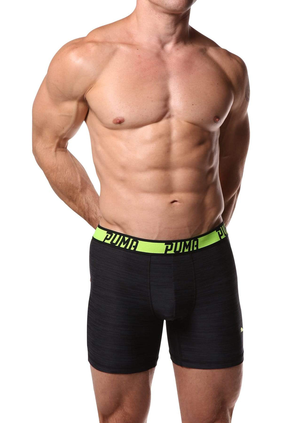 PUMA Black Stripe Boxer Brief