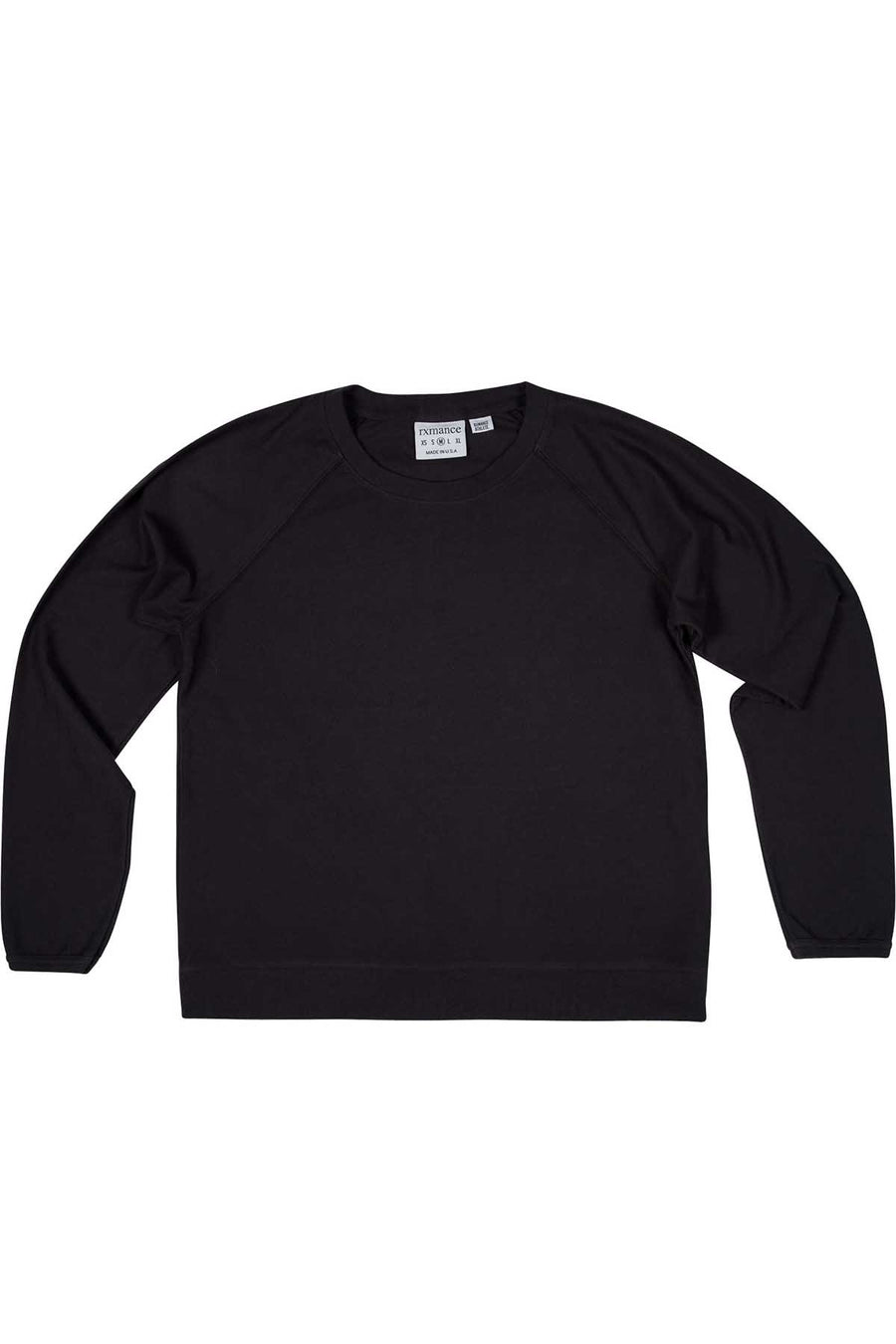 Rxmance Unisex Phantom Black Crew Neck Sweatshirt
