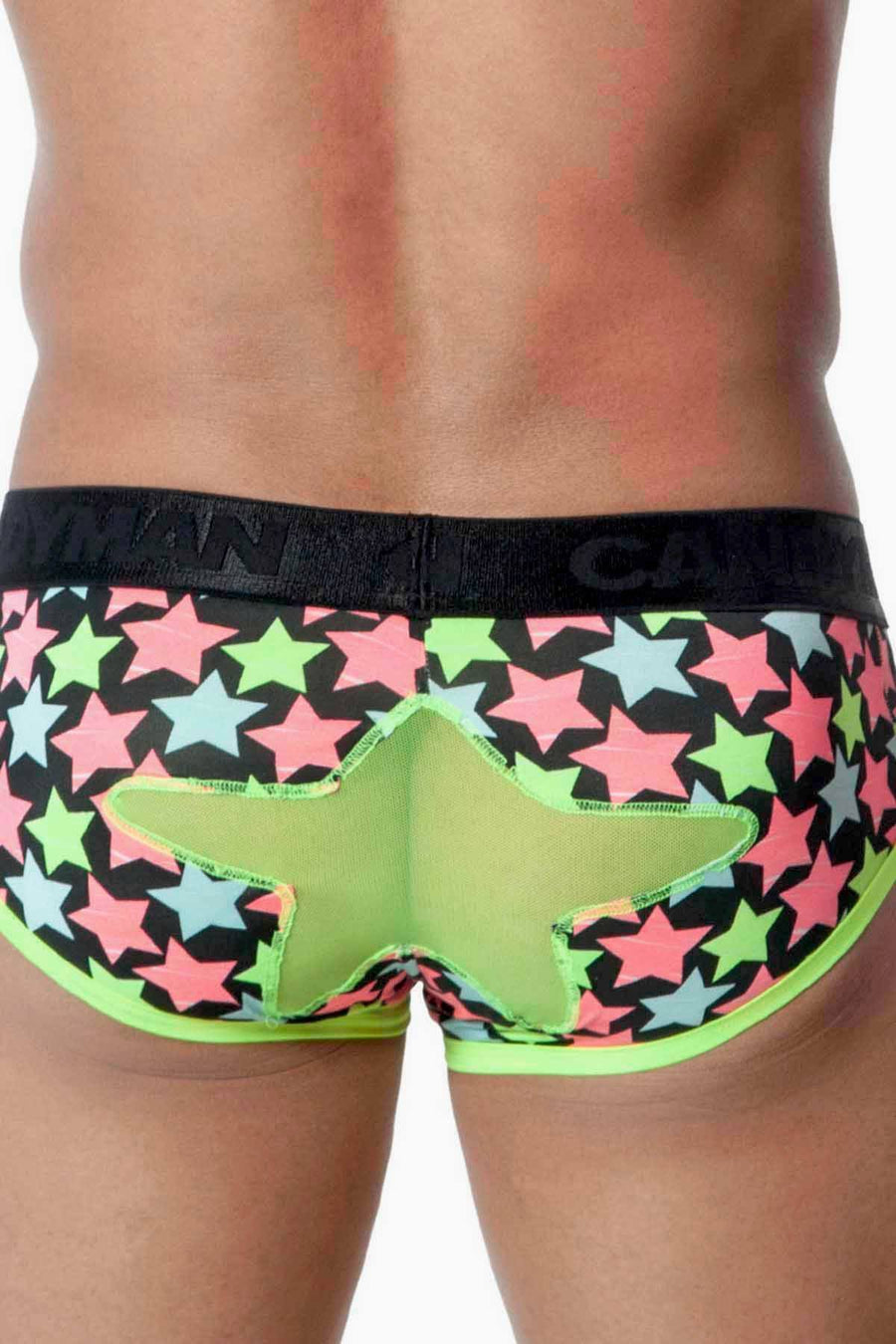 Candyman Neon Stars Printed Brief
