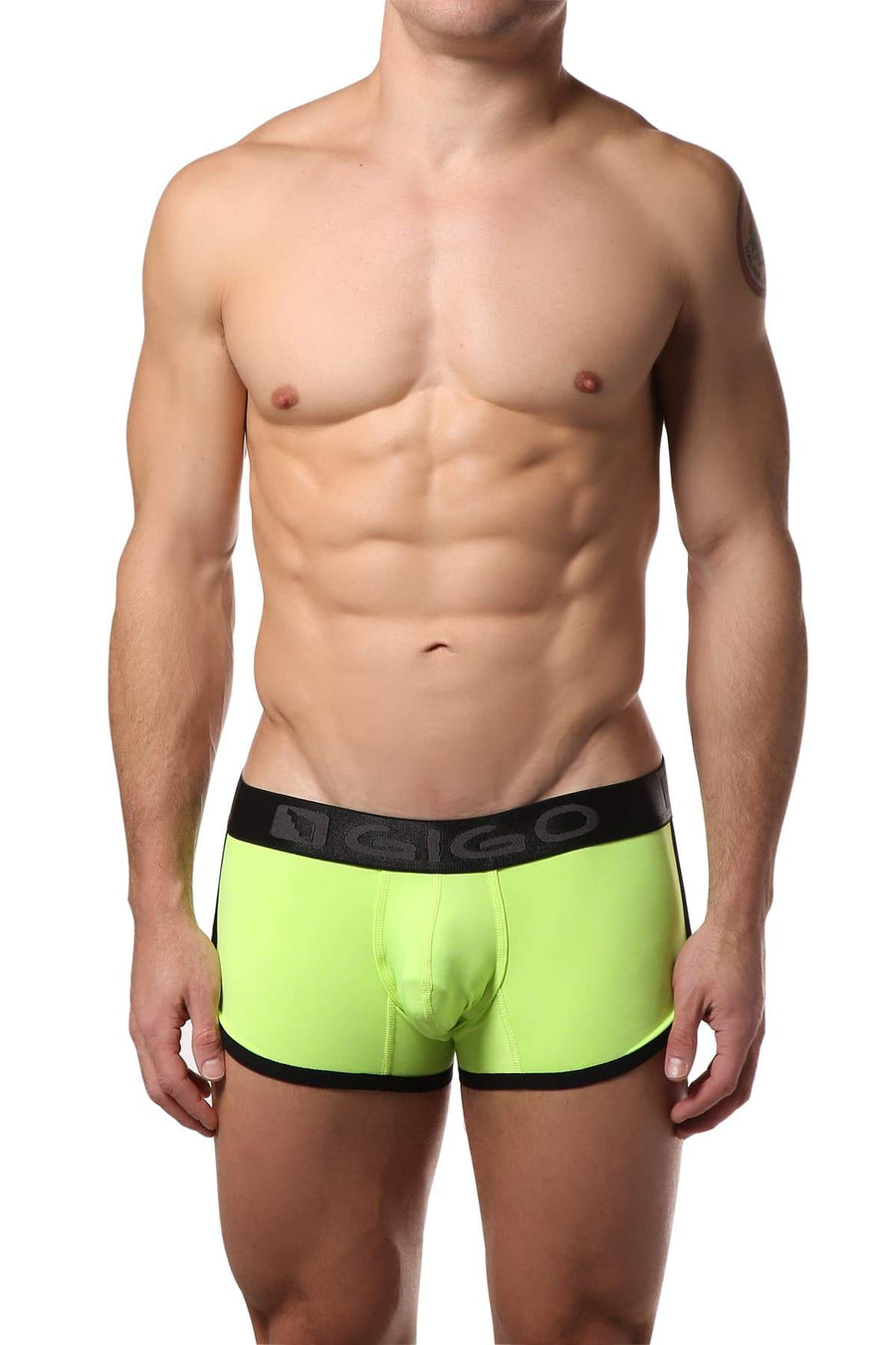 Gigo Yellow Pattern Short Boxer