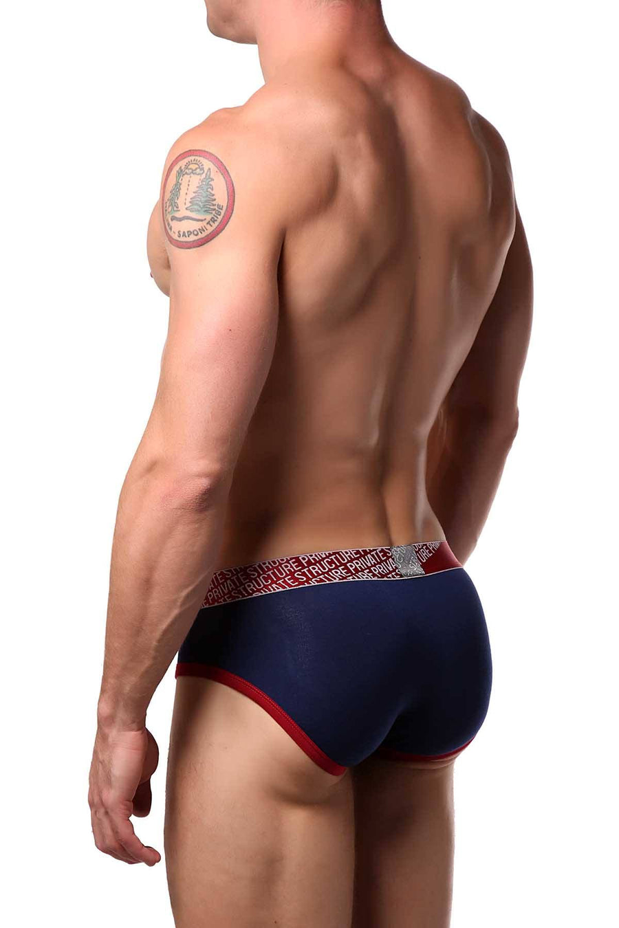 Private Structure Navy Platinum Mini Brief