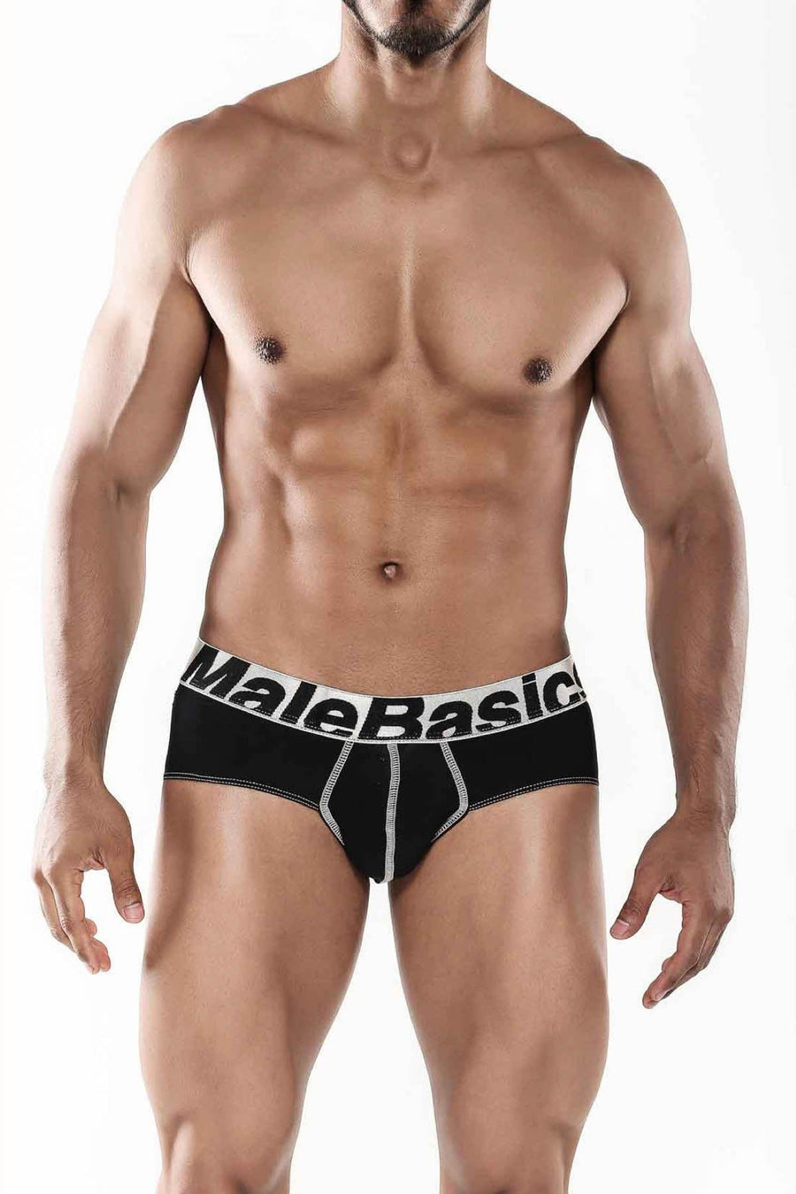 Male Basics Black Microfiber Brief