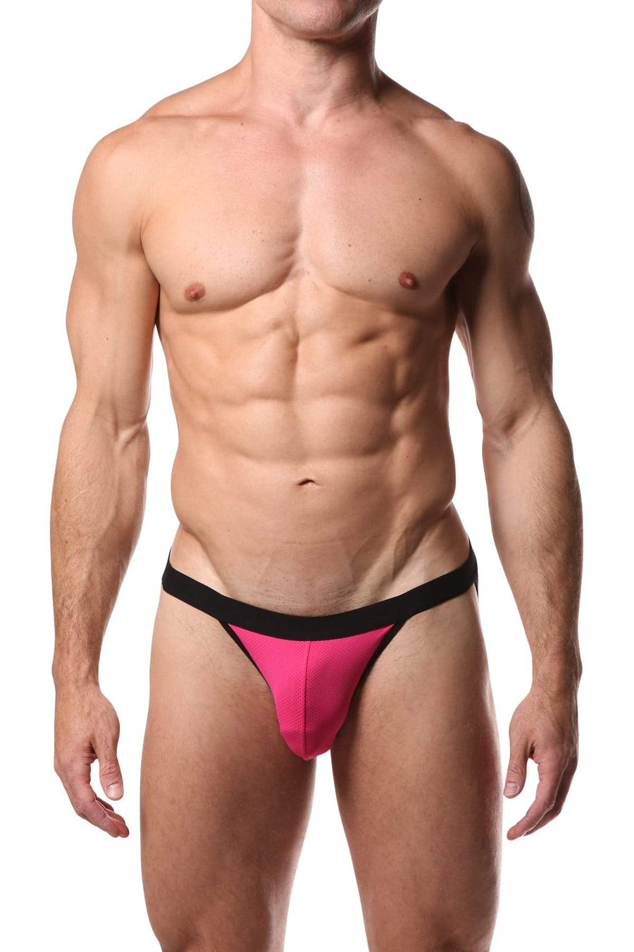 EXCiTE Pink Contrast Mesh Jock