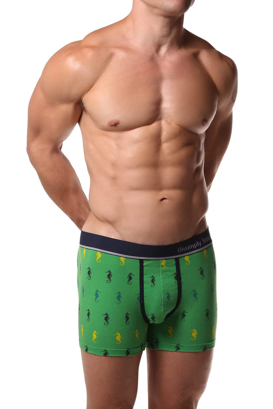 Unsimply Stitched Green Seahorse Trunk