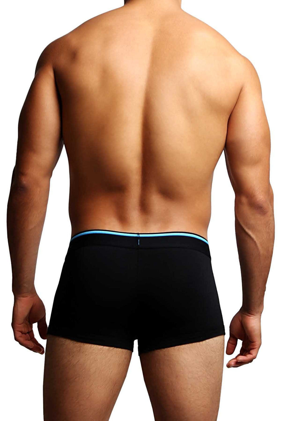 2-Pack Papi Black & Light Blue Solid Stretch Brazilian Trunks