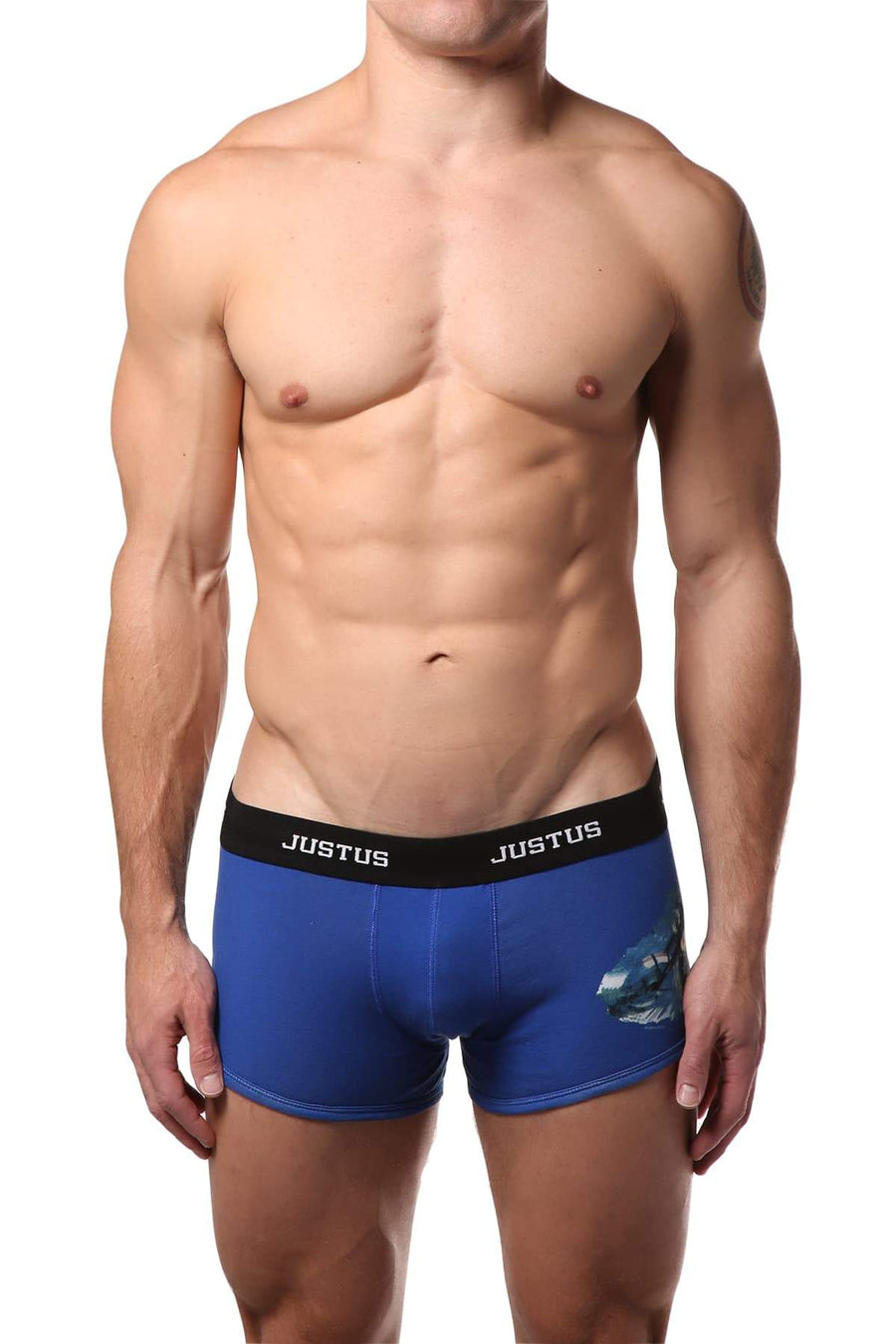 Justus Boyz Blue Motorcycle Trunk