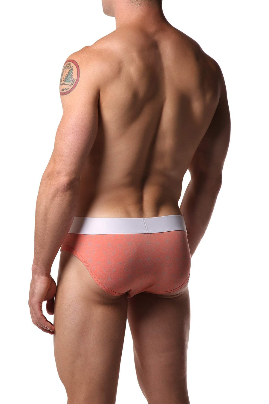 Jam Salmon Grey Brief