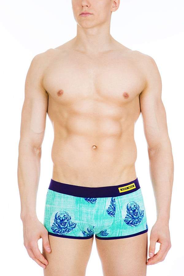 Ken Wroy Teal Clown Low-Trunk