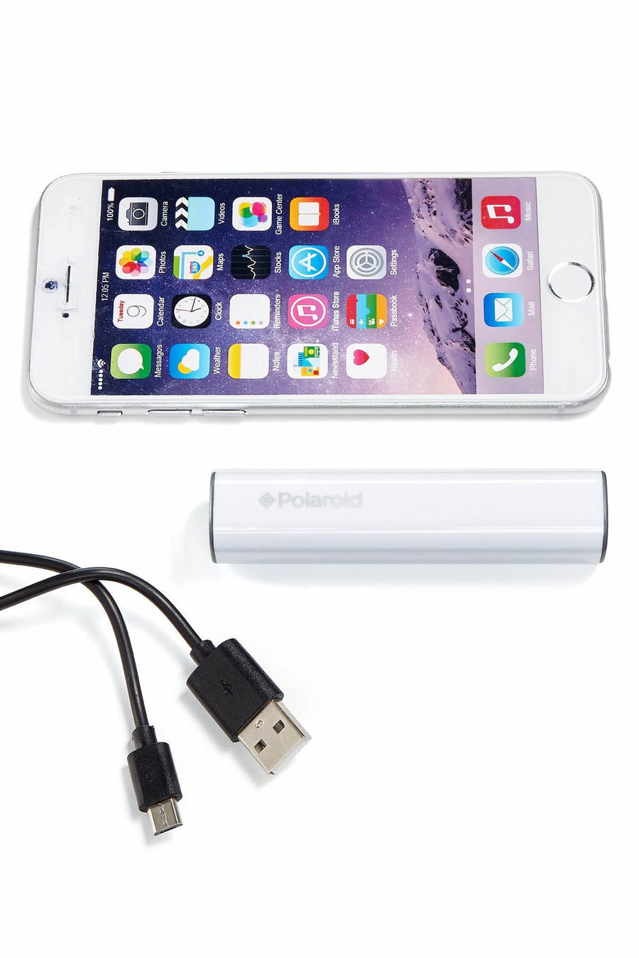 Polaroid 2200 White MAh Smarphone Portable Charger Stick