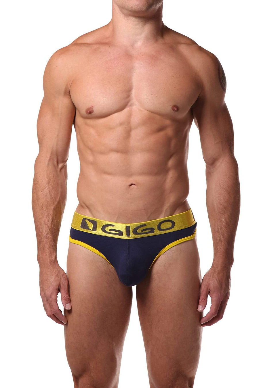 Gigo Hot Gold & Blue G-String