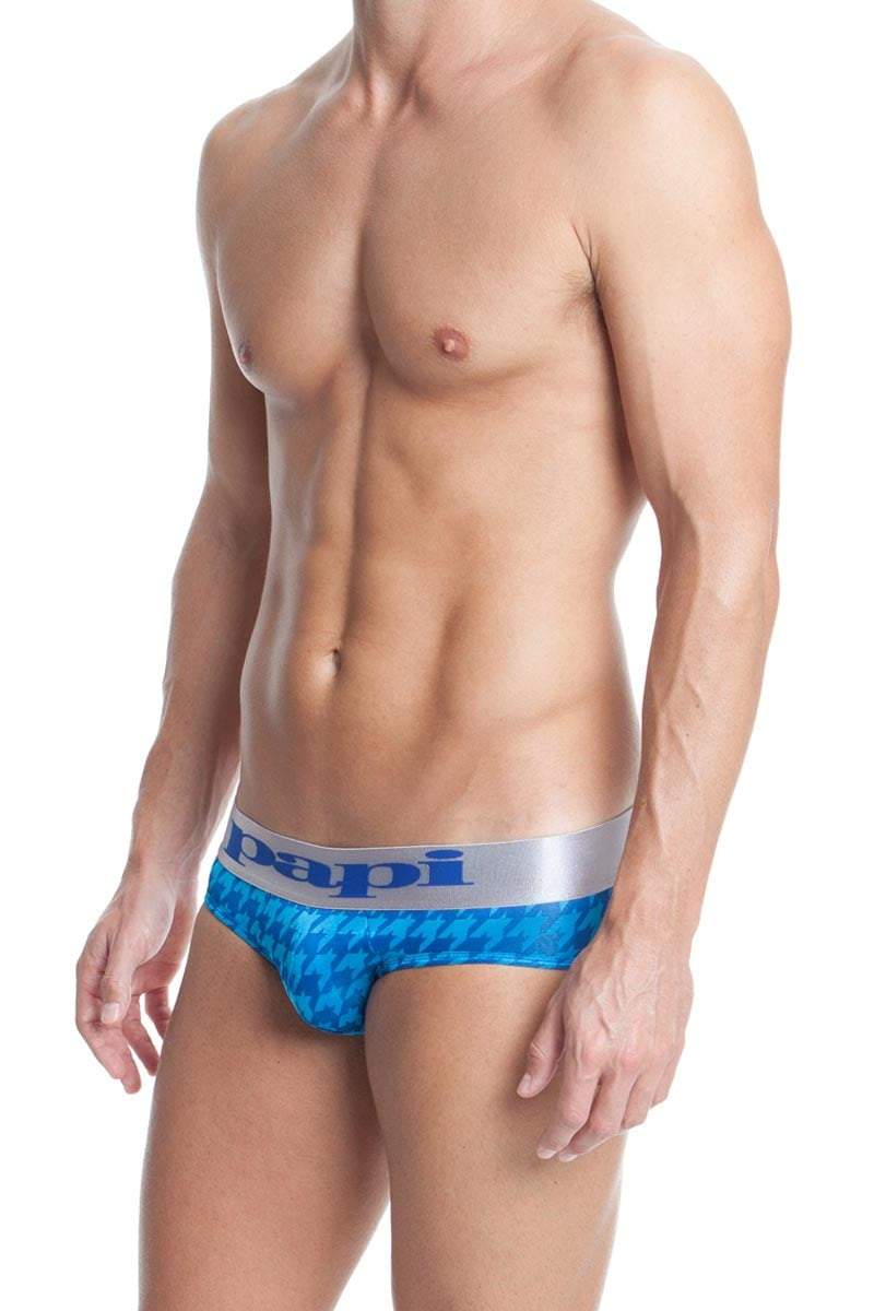 Papi Blue Rave Houndstooth Brief