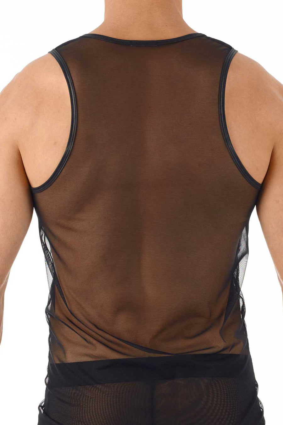 Gregg Homme Black Erotik Ultra Sheer Mesh Tank Top
