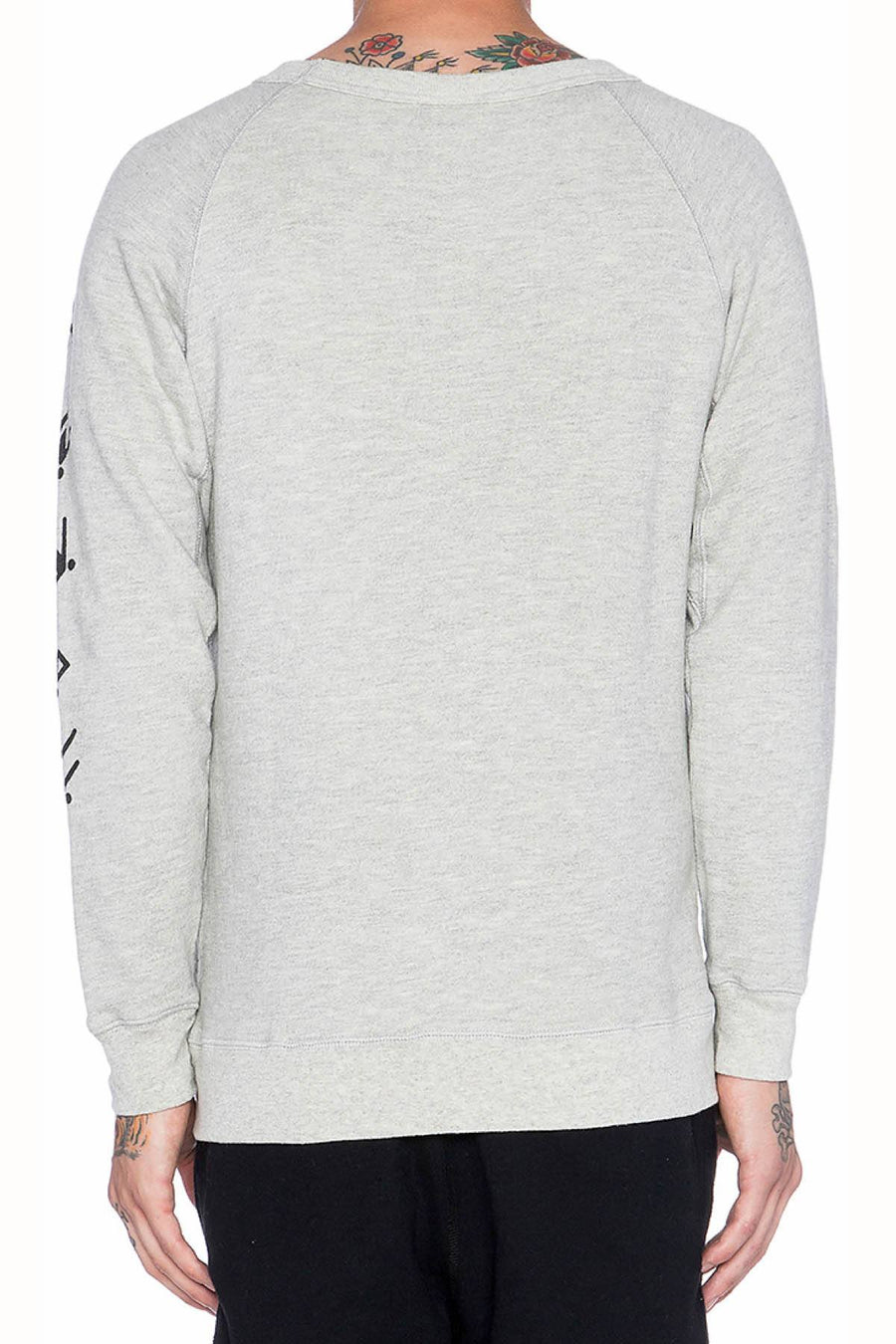 Rxmance Unisex Oatmeal USA Crew Sweatshirt