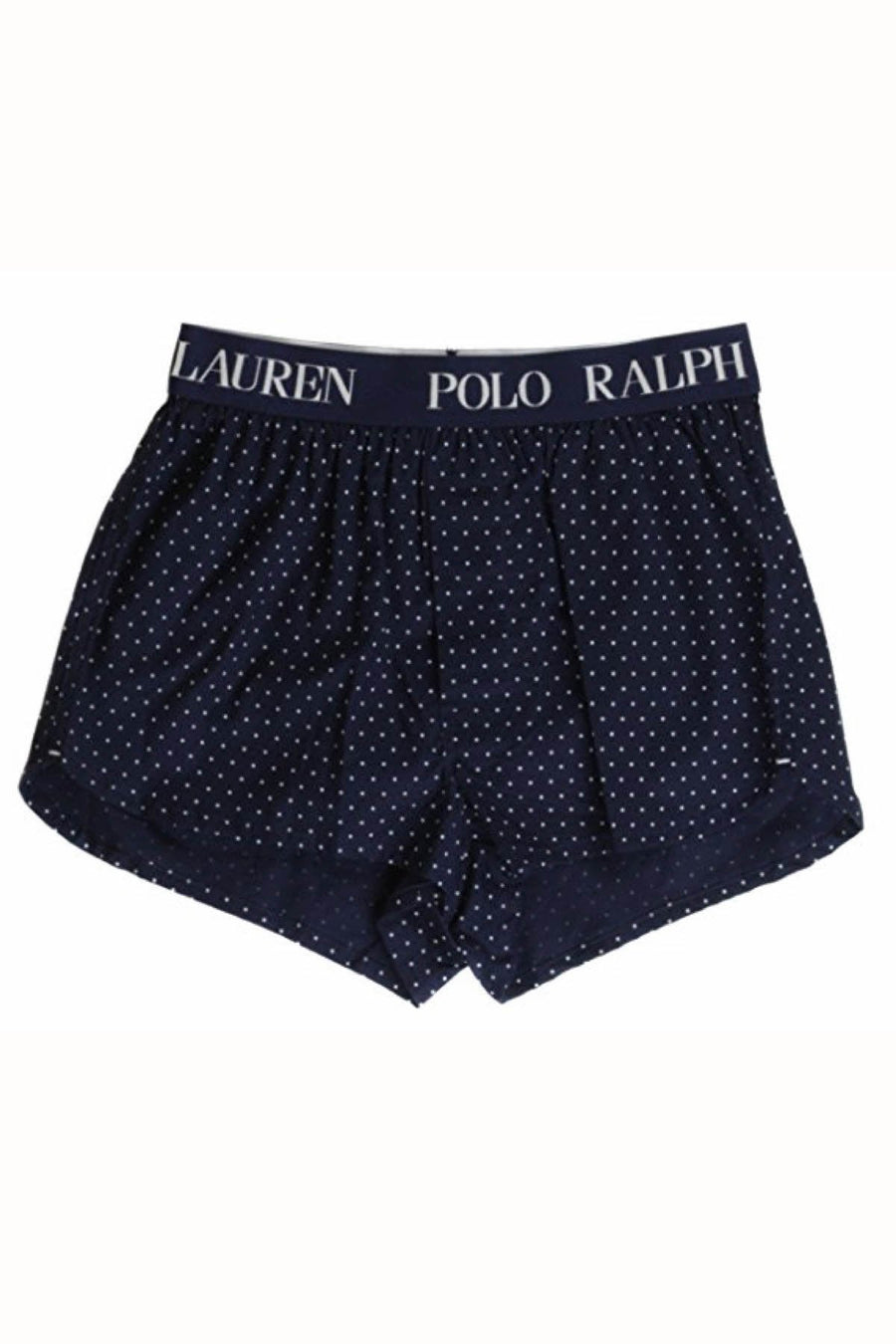 Polo Ralph Lauren Navy Polka-Dot Stretch Slim-Fit Boxer Short