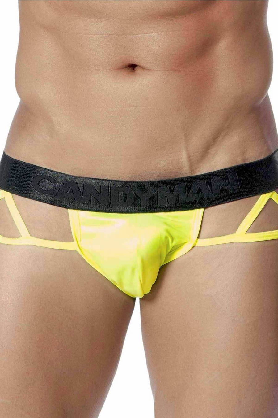 Candyman Neon-Yellow Criss-Cross Brief