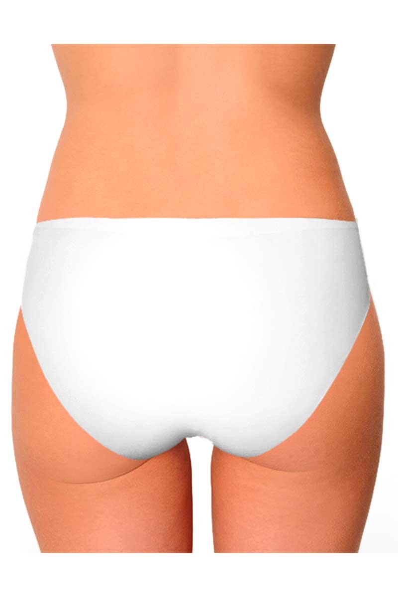 AQS 3Pk Dots Laser Cut Bikini Brief