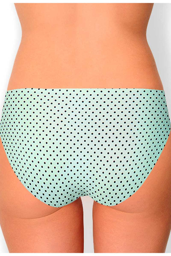 AQS 3Pk Mint Laser Cut Bikini Brief